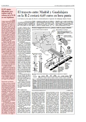 EL PP ADMITE DIFICULTADES PARA REALIZAR TODA LA REFORMA DE LA M-30 EN ESTA LEGISLATURA (artculo en formato PDF)