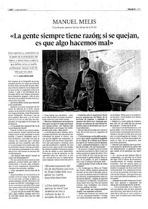 "LA GENTE SIEMPRE TIENE RAZON; SI SE QUEJAN ES QUE ALGO HACEMOS MAL" (artculo en formato PDF)