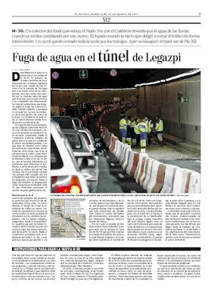 FUGA DE AGUA EN EL TUNEL DE LEGAZPI (artculo en formato PDF)